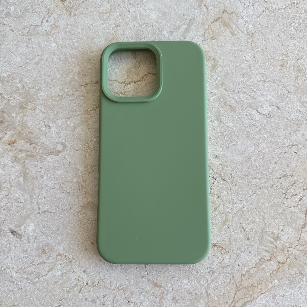 Green Silicone Phone Case